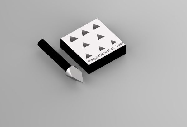 Triangular Bezel Block- Large
