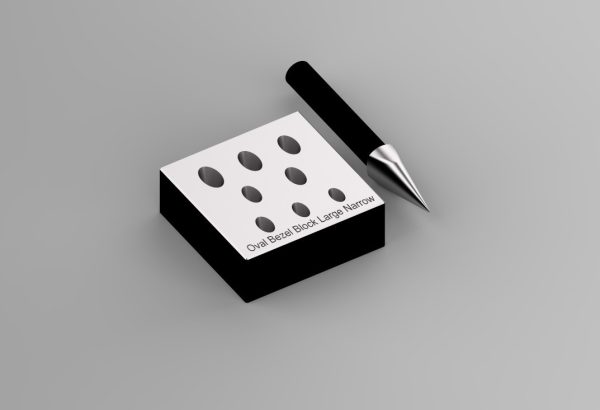 Oval Bezel Block Large Narrow